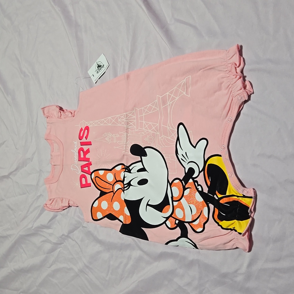 Disneyland Paris Minnie Mouse Baby Girl's Romper